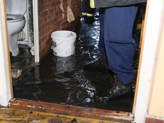 Lakástűz a Római körúton - fotó: Sándor Judit