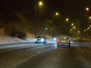 Hóhelyzet Dunaújvárosban és környékén - fotó: Ónodi Zoltán