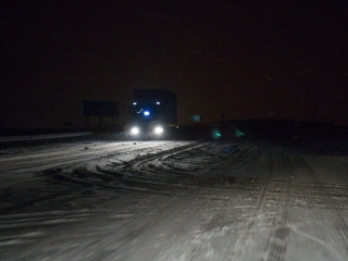 Hóhelyzet Dunaújvárosban és környékén - fotó: Ónodi Zoltán