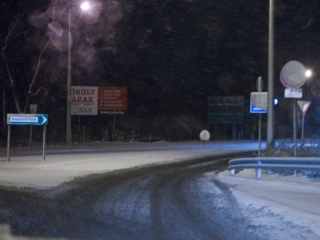Hóhelyzet Dunaújvárosban és környékén - fotó: Ónodi Zoltán