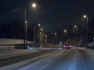 Hóhelyzet Dunaújvárosban és környékén - fotó: Ónodi Zoltán