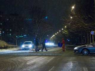 Hóhelyzet Dunaújvárosban és környékén - fotó: Ónodi Zoltán
