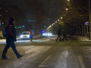 Hóhelyzet Dunaújvárosban és környékén - fotó: Ónodi Zoltán