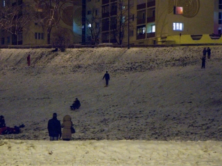 Hóhelyzet Dunaújvárosban és környékén - fotó: Ónodi Zoltán