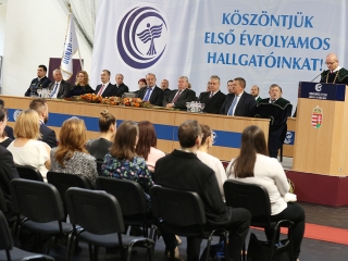 Évnyitó az egyetemen (2017) - fotó: Sándor Judit