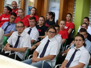 Átadták a Dunaferr iskola felújított tornatermét - fotó: Sándor Judit