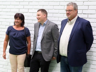 Átadták a Dunaferr iskola felújított tornatermét - fotó: Sándor Judit