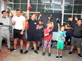 Erdei Zsolt a DÖSE boxolóinál - fotó: Sándor Judit