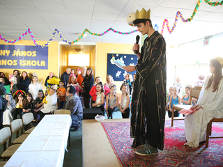 Farsangoltak az Arany iskolások - fotó: Ónodi Zoltán