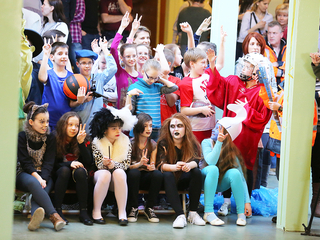 Farsangoltak az Arany iskolások - fotó: Ónodi Zoltán