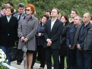 Koszorúzás a Nemzeti Gyásznapon - fotó: Sándor Judit