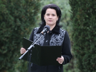 Koszorúzás a Nemzeti Gyásznapon - fotó: Sándor Judit