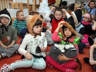 Kiszebáb égetés a Bóbita oviban-2015.02.13. - fotó: Sándor Judit