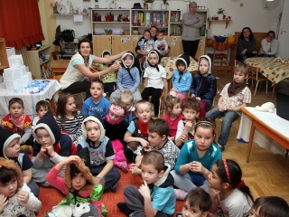 Kiszebáb égetés a Bóbita oviban-2015.02.13. - fotó: Sándor Judit