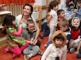 Kiszebáb égetés a Bóbita oviban-2015.02.13. - fotó: Sándor Judit