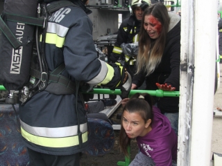 Katasztrófavédelmi gyakorlat (2017) - fotó: 