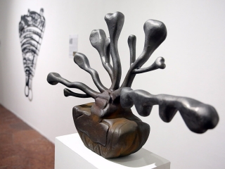 Acélszobrászok a KMI-ben - fotó: Sándor Judit