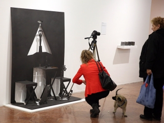 Acélszobrászok a KMI-ben - fotó: Sándor Judit