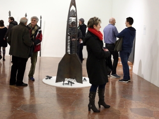 Acélszobrászok a KMI-ben - fotó: Sándor Judit