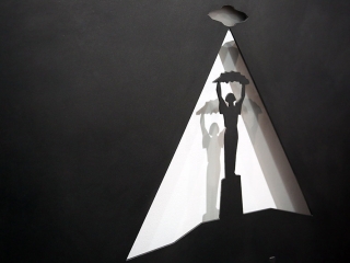 Acélszobrászok a KMI-ben - fotó: Sándor Judit