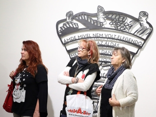 Acélszobrászok a KMI-ben - fotó: Sándor Judit