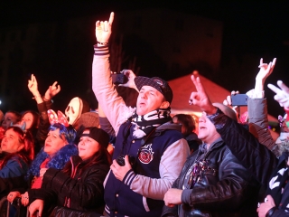 Szilveszteri utcabál 2017 - fotó: Sándor Judit