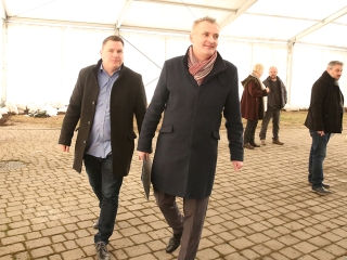 Helyszínbejárás az élményfürdőben - fotó: Sándor Judit