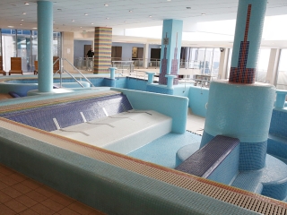 Helyszínbejárás az élményfürdőben - fotó: Sándor Judit