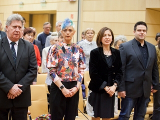 A Pro Cultura Intercisae-díj átadása (2018) - fotó: Sándor Judit