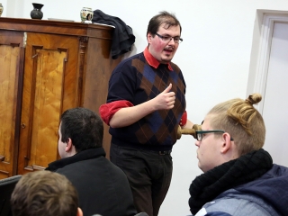 Disznótor a drogambulancián - fotó: Sándor Judit