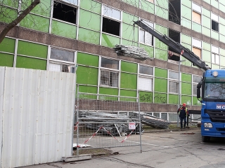 Zöld SZTK felújítás - fotó: Sándor Judit