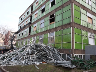 Zöld SZTK felújítás - fotó: Sándor Judit