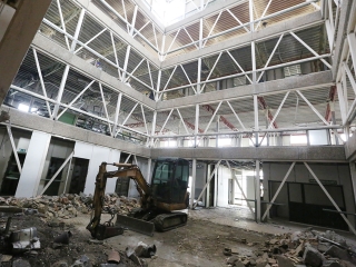 Zöld SZTK felújítás - fotó: Sándor Judit