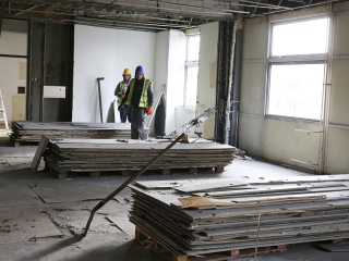 Zöld SZTK felújítás - fotó: Sándor Judit