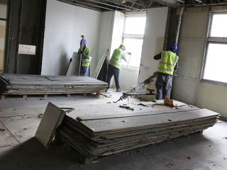 Zöld SZTK felújítás - fotó: Sándor Judit