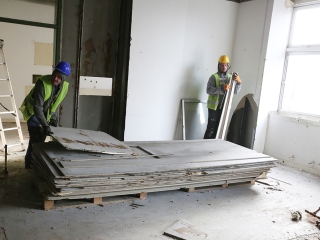 Zöld SZTK felújítás - fotó: Sándor Judit