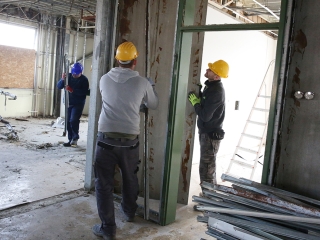 Zöld SZTK felújítás - fotó: Sándor Judit