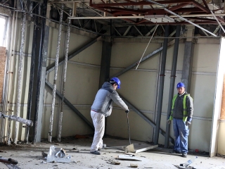 Zöld SZTK felújítás - fotó: Sándor Judit