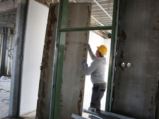 Zöld SZTK felújítás - fotó: Sándor Judit