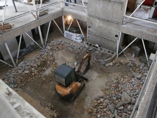 Zöld SZTK felújítás - fotó: Sándor Judit