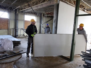 Zöld SZTK felújítás - fotó: Sándor Judit