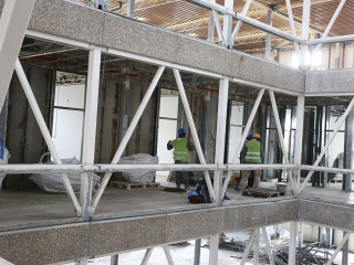 Zöld SZTK felújítás - fotó: Sándor Judit