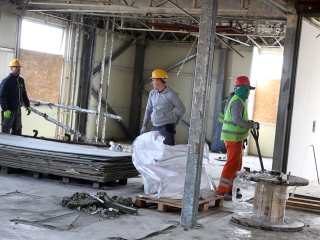 Zöld SZTK felújítás - fotó: Sándor Judit