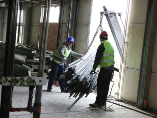 Zöld SZTK felújítás - fotó: Sándor Judit