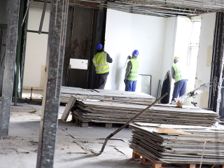 Zöld SZTK felújítás - fotó: Sándor Judit