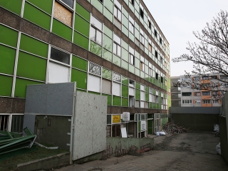 Zöld SZTK felújítás - fotó: Sándor Judit