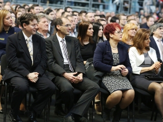 Diplomaátadó az egyetemen (2018) - fotó: Sándor Judit