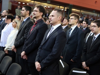 Diplomaátadó az egyetemen (2018) - fotó: Sándor Judit