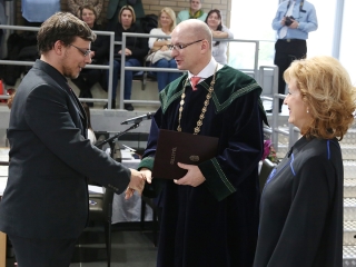 Diplomaátadó az egyetemen (2018) - fotó: Sándor Judit