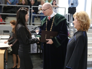 Diplomaátadó az egyetemen (2018) - fotó: Sándor Judit